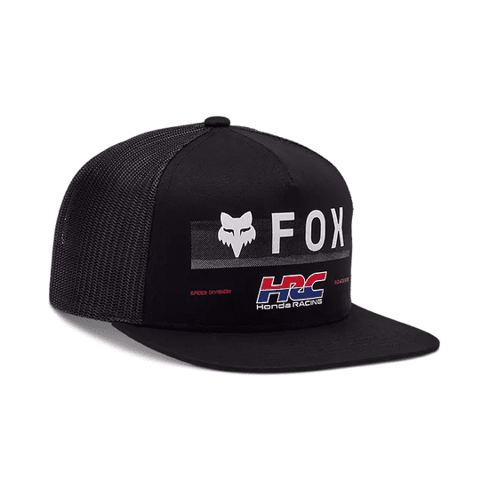 FOX kšiltovka FOX X HONDA Snapback černo-modro-bílo-červená