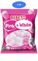 marshmallow Pink&White 60g (2 ks)