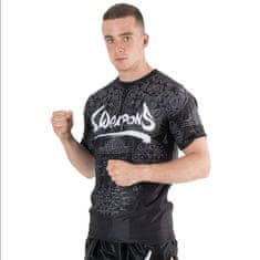 Fairtex 8 WEAPONS Funkční triko Hanuman Yant - černo/šedé