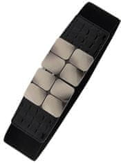 Camerazar Elastický dámský pásek, černý, šířka 4 cm, délka 66-95 cm