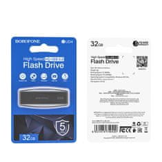 Borofone Flash disk BUD4 USB 3.0 32GB černý 109075