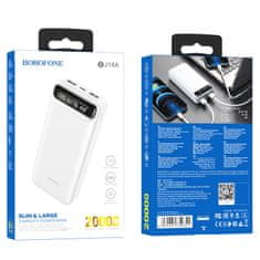 Borofone Powerbank 20000mAh BJ14A Freeway bílá