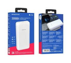 Borofone Powerbank BJ16A Cube 20000mAh bílá 68570