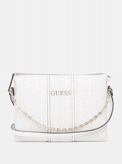 Guess Dámská kabelka, crossbody Filmore bílá