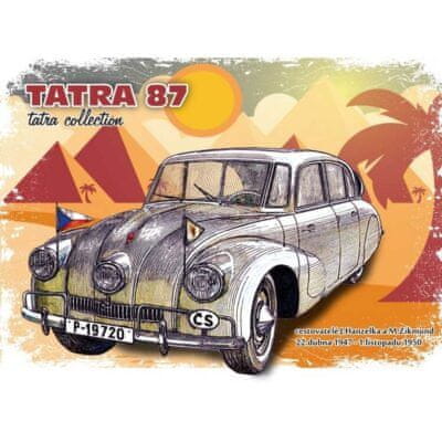 Retro Cedule Cedule Tatra 87 - Tatra collection