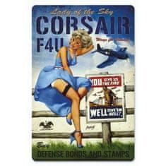 Retro Cedule Cedule Corsair F4U Lady od the Sky