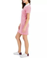 Tommy Hilfiger Dámské šaty Striped Polo růžové XS