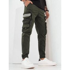 Dstreet Pánské bojové kalhoty JEFF zelené ux4160 XL