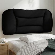 Vidaxl Polštář na čelo postele černý 90 cm textil