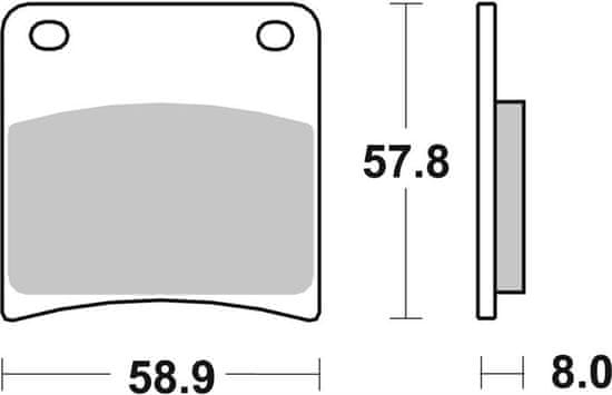 SBS Brzdové destičky 620LS