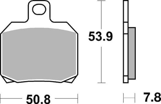 SBS Brzdové destičky 730LS