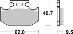 SBS Brzdové destičky 648HF