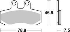 SBS Brzdové destičky 696HF