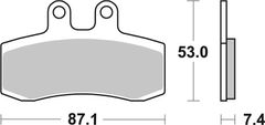 SBS Brzdové destičky 681HF