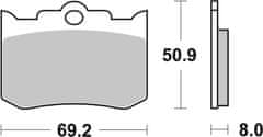 SBS Brzdové destičky 678HF