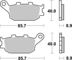 SBS Brzdové destičky 657LS