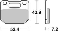 SBS Brzdové destičky 587HF