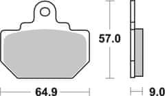 SBS Brzdové destičky 610HF