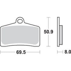 SBS Brzdové destičky 739LS