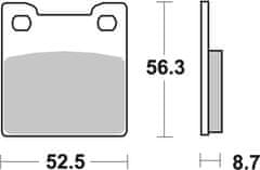 SBS Brzdové destičky 701LS