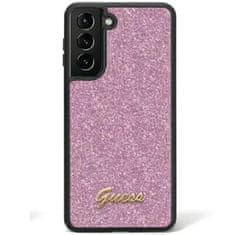 Guess hard silikonový obal Samsung Galaxy S24 ULTRA purple Glitter Script