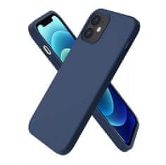 OEM Kryt iPhone 12 mini Siliconový tmavě modrý