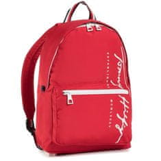 Tommy Hilfiger Batoh červený Tommy Hilfiger Signature Backpack