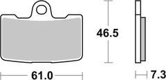 SBS Brzdové destičky 856H.HS