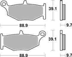 SBS Brzdové destičky 833LS