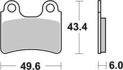 SBS Brzdové destičky 802HF