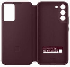 Samsung EF-ZS906CEE Clear View Cover pro Galaxy S22+ Burgundy