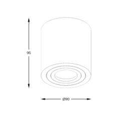 ZUMALINE ZUMALINE Bodové svítidlo RONDIP SL ACGU10-159-N