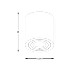 ZUMALINE ZUMALINE Bodové svítidlo RONDIP SL ACGU10-158-N