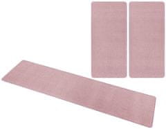 Hanse Home Kobercová sada Nasty 104446 Light-Rose (Rozměry koberců 3 díly: 70x140 cm (2x), 70x240 cm (1x))