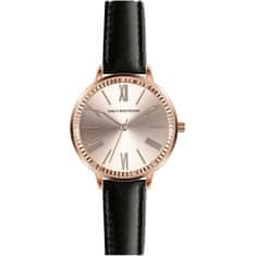 Emily Westwood Melissa Black Leather Watch EEK-B029R