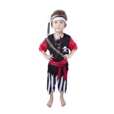 Rappa Dětský kostým pirát s šátkem (M) e-obal