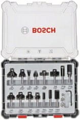 Bosch 2607017472 15-dílná sada fréz