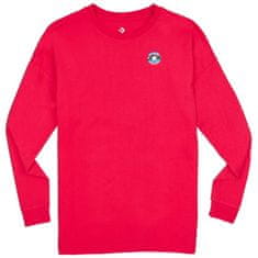 Converse Tričko Mountain Club Long Sleeve Tee Red