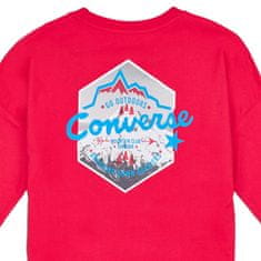 Converse Tričko Mountain Club Long Sleeve Tee Red