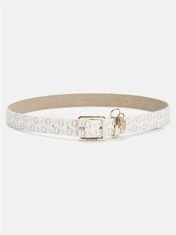 Guess Dámský pásek Dainty Skinny Belt bílý S