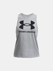 Under Armour Tílko Live Sportstyle Graphic Tank-GRY S