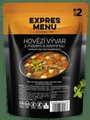 Expres Menu Expres Menu Hovězí vývar s masem a zeleninou 600g (2 porce)