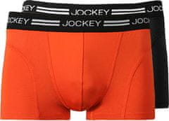 Jockey Pánské boxerky 19902928 Trunk 2 pack - Jockey světle šedá M