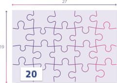 Clementoni Puzzle Jurský svět 2x20 dílků