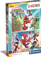 Clementoni Puzzle Spidey a jeho úžasní přátelé 2x60 dílků