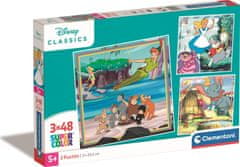 Clementoni Puzzle Disney klasika 3x48 dílků