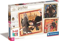 Clementoni Puzzle Harry Potter 3x48 dílků