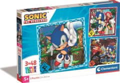 Clementoni Puzzle Sonic 3x48 dílků