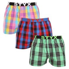 Styx 3PACK pánské trenky sportovní guma vícebarevné (3B102729) - velikost XXL