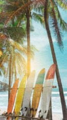 Inny Plážová osuška 100x180 pestrobarevná surfovací prkna v odstínu skvrny
